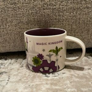Disney magic kingdom Starbucks mug